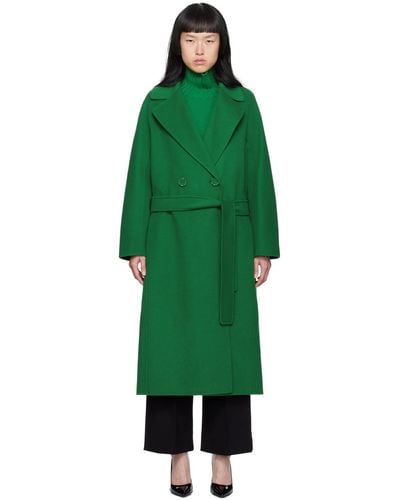 Max Mara Manteau zenith vert