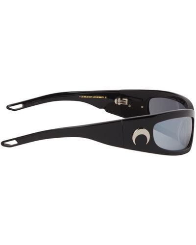 Marine Serre Gentle Monster Edition Curved Sunglasses - Black