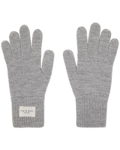 Rag & Bone Ragbone Addison Gloves - Grey