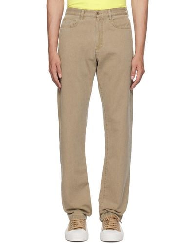 A.P.C. . Taupe Standard Jeans - Natural