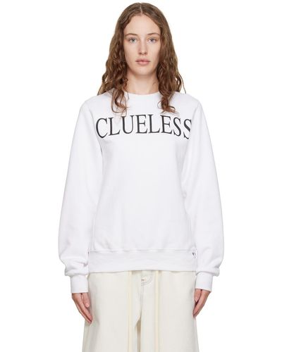 PRAYING 'clueless' Sweatshirt - White