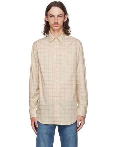 Polo Ralph Lauren Beige Cotton Shirt - Multicolour