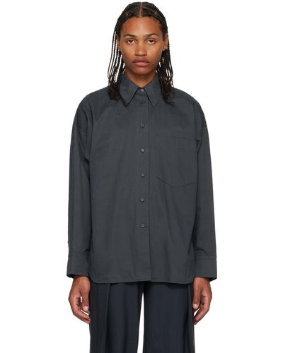 Low Classic Sleeve Point Shirt - Black