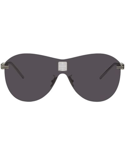 Givenchy Silver 4gem Sunglasses - Black