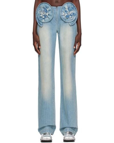 FIDAN NOVRUZOVA Ssense Exclusive Jeans - Blue