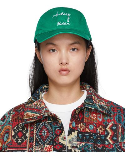 ANDERSSON BELL Logo Washed Cap - Green