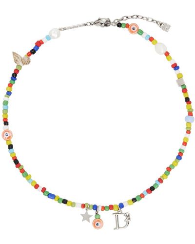 DSquared² Multicolour Shells Necklace - Metallic