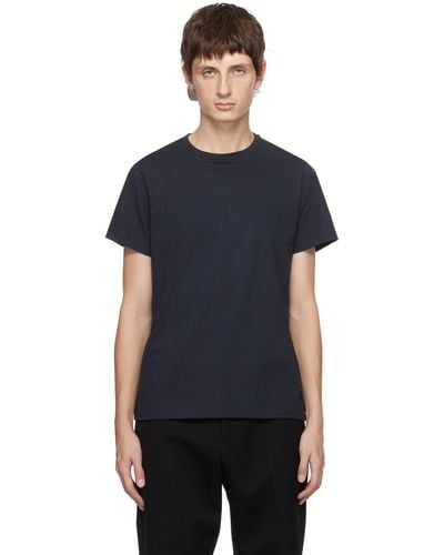 Jil Sander Navy Embroidered T-shirt - Black