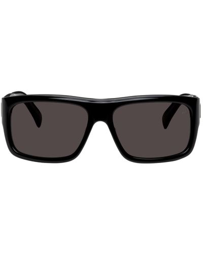 Dunhill Lunettes de soleil rectangulaires - Noir