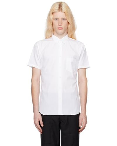 Comme des Garçons Comme Des Garçons Shirt White Buttoned Shirt