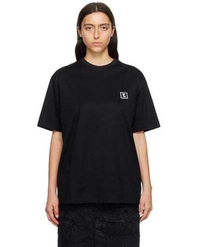 WOOYOUNGMI ロゴパッチ Tシャツ - ブラック