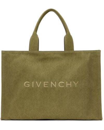 Givenchy Canvas Tote - Green