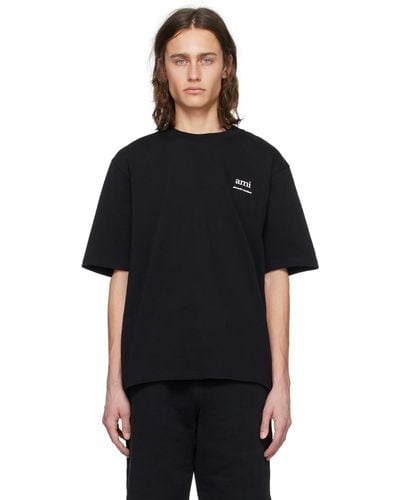 Ami Paris クルーネックtシャツ - ブラック