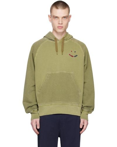 PS by Paul Smith Khaki Happy Mix Up Hoodie - Green