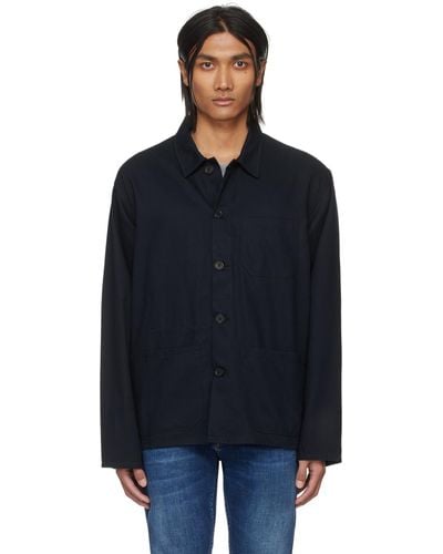 Nudie Jeans Buddy Classic Chore Jacket - Black