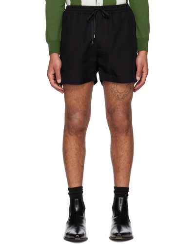 Second/Layer Crinkled Shorts - Black