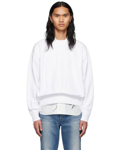 Tanaka ホワイト The Sweatshirt スウェットシャツ