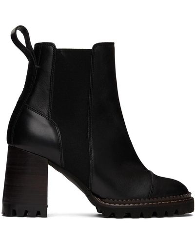 See By Chloé Bottes chelsea mallory noires