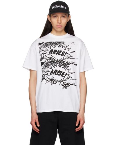 Aries Connecting T-shirt - White