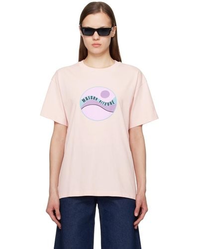 Maison Kitsuné Pop Wave Tシャツ - ナチュラル