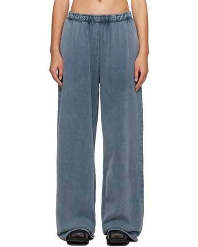 Acne Studios Faded Lounge Trousers - Blue