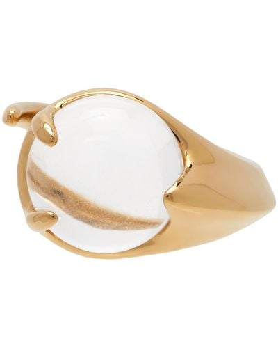 ALAN CROCETTI Gold Crystal Climax Ring - Multicolour