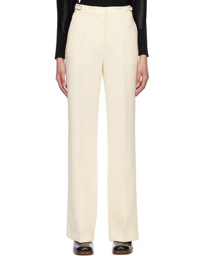 Gabriela Hearst Off-white Vesta Pants - Natural