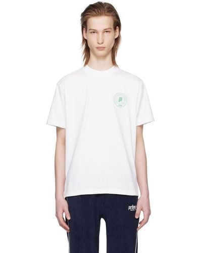 Sporty & Rich Sportyrich t-shirt blanc à images à logo édition prince