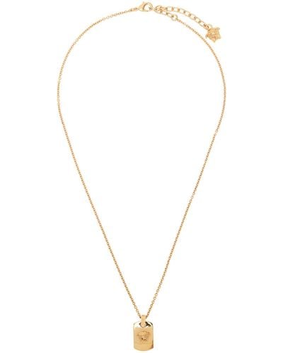 Versace Gold Medusa Necklace - Multicolour