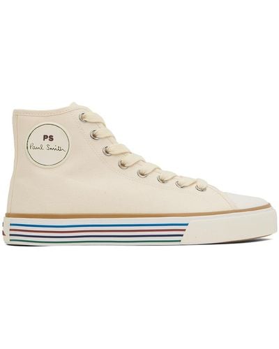 PS by Paul Smith Off-white Yuma Sneakers - Black