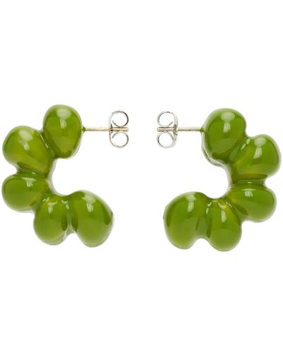 Sunnei Puffy Earrings - Green