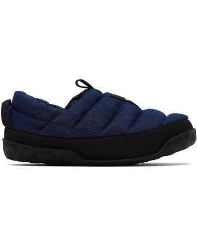 The North Face Navy Nuptse Mules - Blue