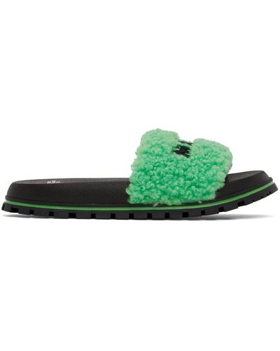 Marc Jacobs Bouclé Sandals - Green