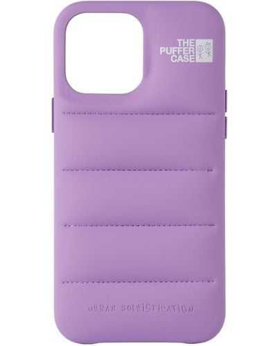 Urban Sophistication 'The Puffer' Iphone 13 Pro Max Case - Purple