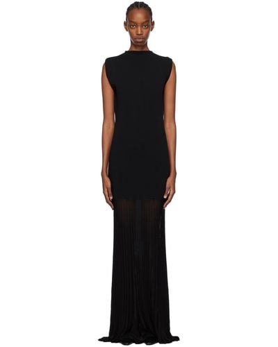 Totême Toteme Black Evening Maxi Dress