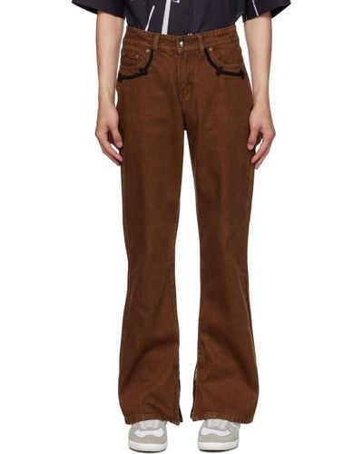 Youths in Balaclava Hussar Jeans - Brown