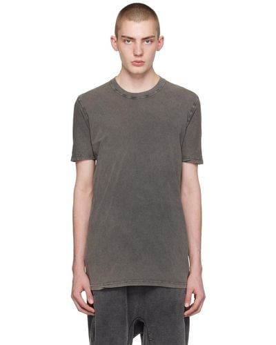 Boris Bidjan Saberi 11 グレー Ts5 Tシャツ - ブラック