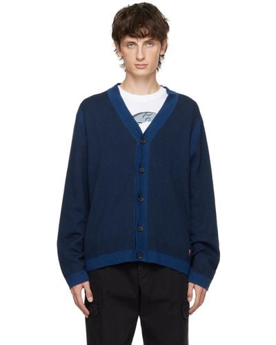 PS by Paul Smith Blue Zebra Cardigan