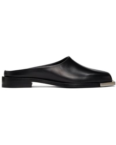 Peter Do Metal Square Toe Loafers - Black