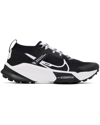 Nike Black & White Zoomx Zegama Trail Sneakers