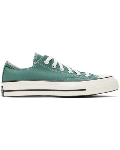 Converse Green Chuck 70 Low Top Trainers - Black
