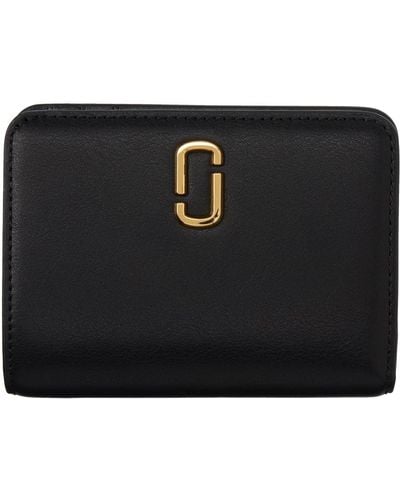 Marc Jacobs Black 'the J Marc Mini Compact' Wallet