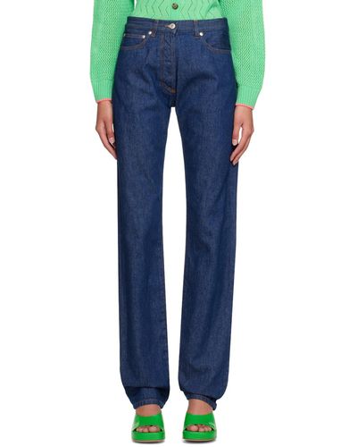 MSGM Blue Tailored Jeans