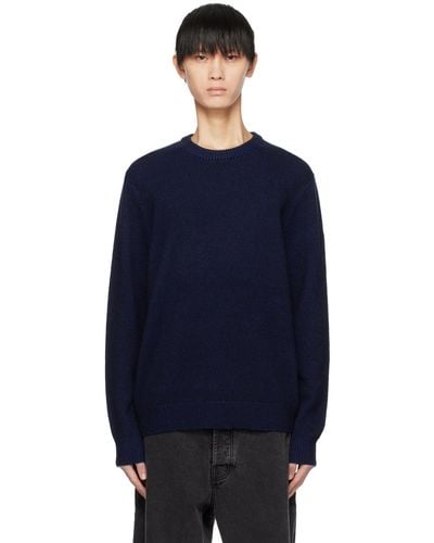Theory Navy Hilles Jumper - Blue