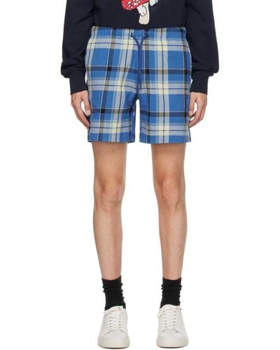 PS by Paul Smith Blue Check Shorts