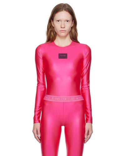 Versace Pink Patch Bodysuit