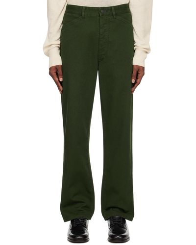 Lemaire Curved Jeans - Green