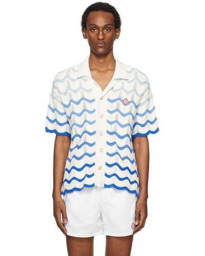 Casablancabrand Wavy Gradient Shirt - Multicolour