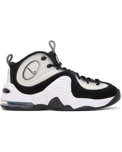 Nike Black & White Air Penny Ii Sneakers