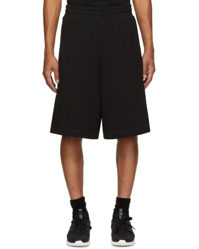 Moncler Black French Terry Shorts